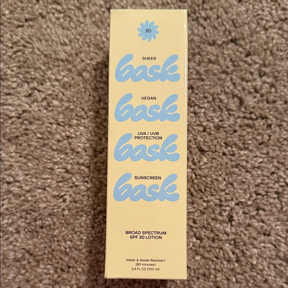 Bask Sheer Vegan Sunscreen SPF 30